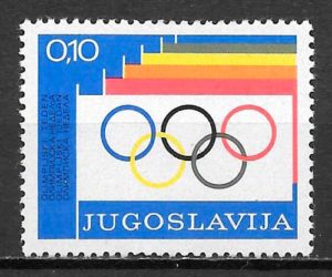 filatelia olimpiadas Yugoslavia 1975