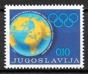 sellos olimpiadas Yugoslavia 1978