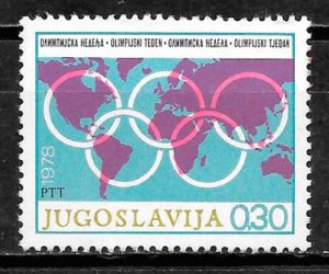 sellos olimpiadas Yugoslavaia 1979