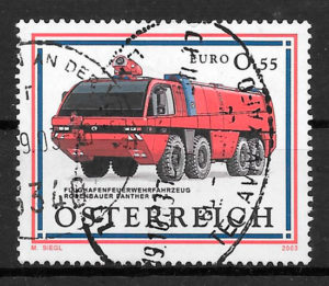 colección sellos transporte Austria 2003