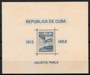 sellos transporte Cuba 1952