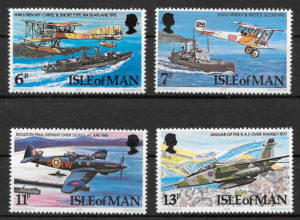 colección sellos transporte Isla de Man 1978