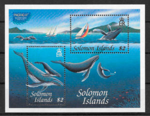 colección sellos fauna Salomon Islands 1997