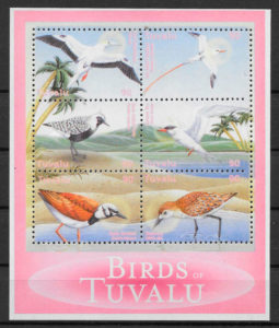 colección sellos fauna Tuvalu 2000