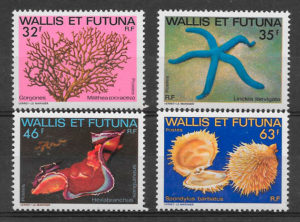 colección sellos fauna Wallis y Fotuna 1972