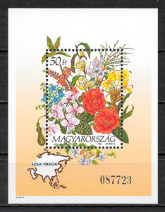 filatelia colección flora 1992