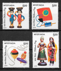 colección sellos temas varios India