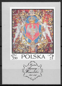 sellos arte Polonia 1970