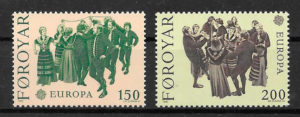 filatelia Europa Feroe 1981