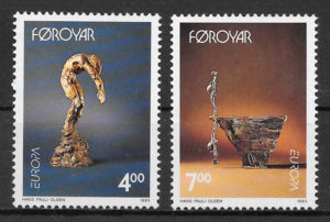 colección sellos Europa Feroe 1993