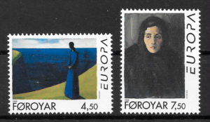 colección sellos Europa Feroe 1996