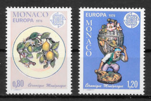 FILATELIA COLECCION EUROPA MONACO 1976