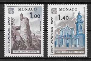 coleccion sellos Monaco Europa 1978