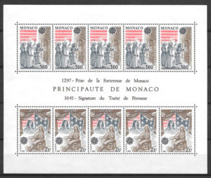 filatelia Europa Monaco 1982