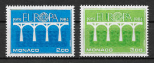 filatelia coleccion Europa Monaco 1984