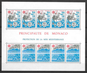 filatelia Europa Monaco 1986