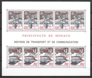 filatelia Europa Monaco 1988