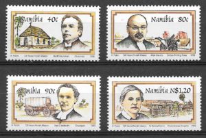 colección sellos personalidades Namibia 1995