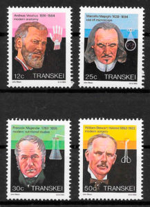 filatelia personalidades Transkei 1985