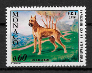 filatelia perros Monaco 1972