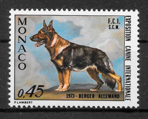 filatelia perros Monaco 1972