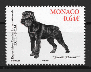 filatelia coleccion perros Monaco 2006