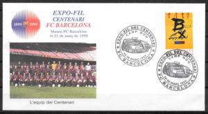 filatelia fútbol España 1999