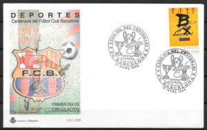 colección sellos fútbol España 1999