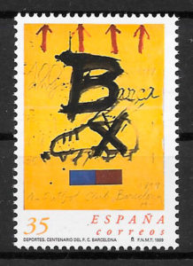 sellos futbol España 1999