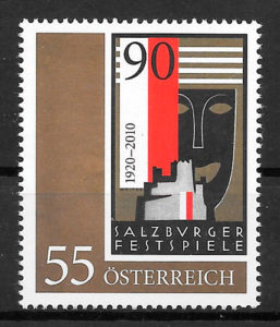 colección sellos arte Austria 2010