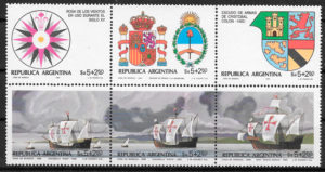 colección sellos transporte Argentina 1984